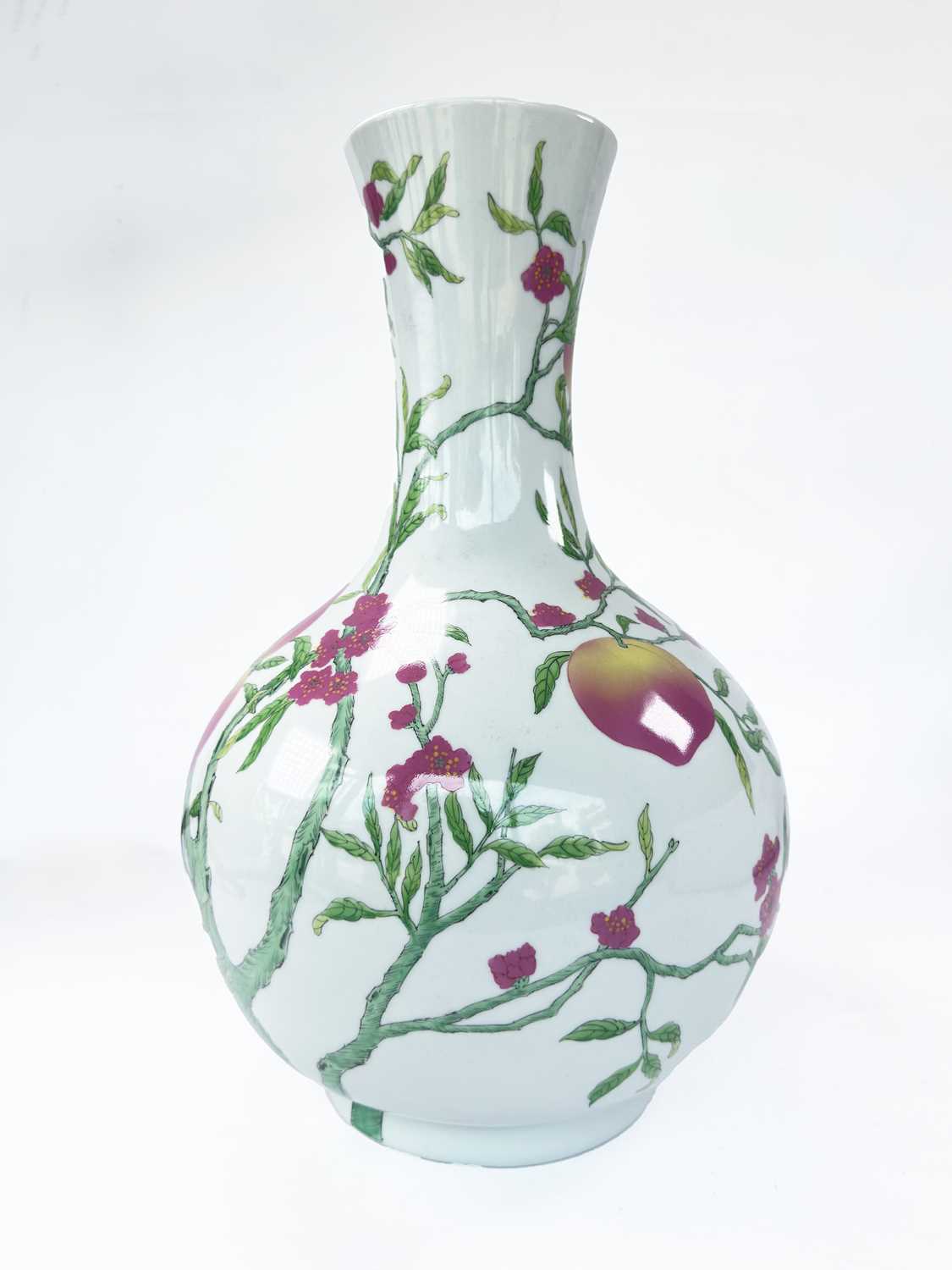 Lot 176 - A Chinese 'Peach' vase.