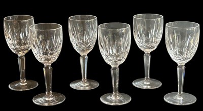 Lot 250 - 6 x Waterford Kildare White Wine Glasses.
