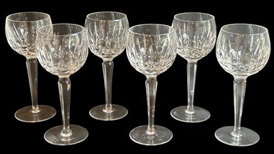 Lot 252 - 6 x Waterford Kildare Red Wine Glasses.