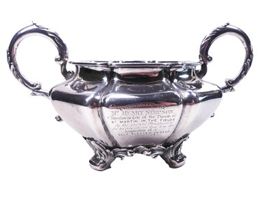 Lot 463 - Twin Handle Sugar Bowl.