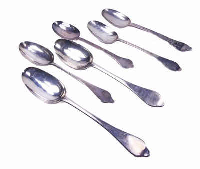 Lot 482 - Six Large Tablespoons.