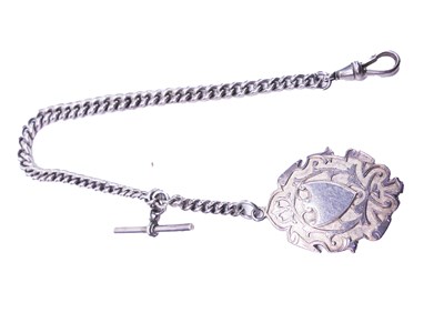Lot 431 - Silver Fob Chain.