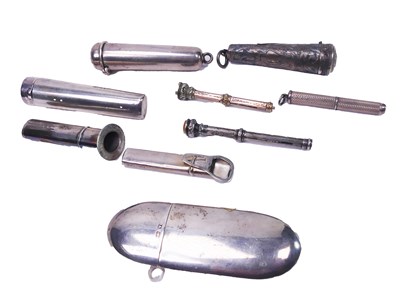 Lot 313 - Nine Interesting Assorted Silver Items.