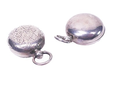 Lot 390 - Two Sterling Silver Sovereign holders.