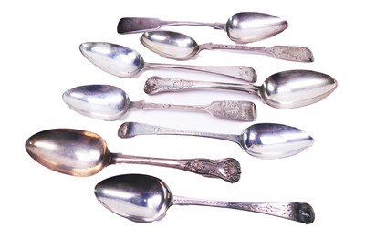 Lot 474 - A bundle of Large Spoons in Sterling Silver.