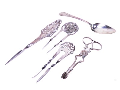 Lot 311 - Five Sterling Silver Household items.