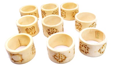 Lot 174 - A Collection of Serviette Rings.