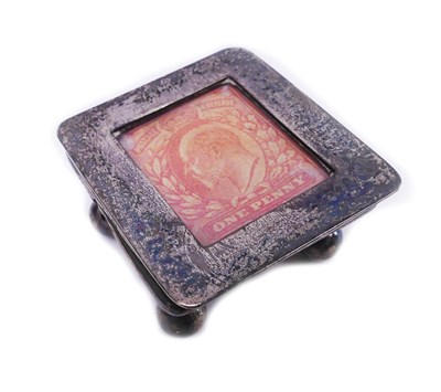 Lot 381 - Sterling Silver Stamp Box.