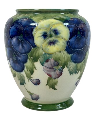 Lot 223 - Moorcroft Pansy Vase.