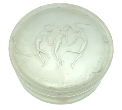 Lot 255 - Lalique Glass Trinket Box.