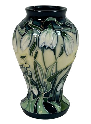 Lot 222 - Moorcroft Miniature 'Nivalis' Vase.