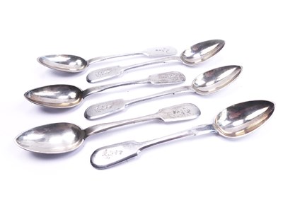 Lot 268 - Six Russian Teaspoons.