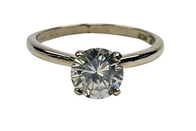 Lot 22 - Solitaire Diamond Ring.