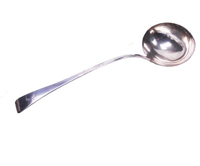 Lot 447 - Large Ladle with Engraved Crest.