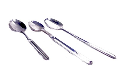 Lot 454 - Three Silver Spoons.