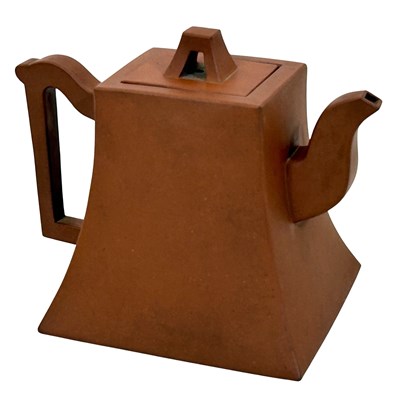 Lot 175 - A Chinese Yixing Zisha Terracotta Teapot.