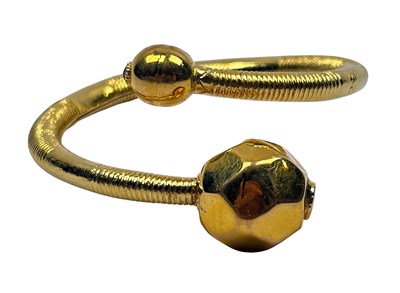 Lot 153 - Sprung Gold Bangle.