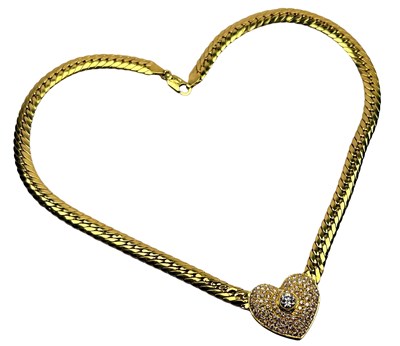 Lot 158 - Diamond Set Necklet.