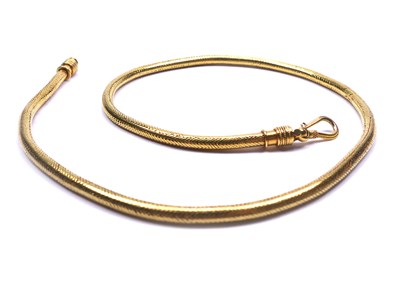 Lot 50 - Round Serpent Link Necklet.