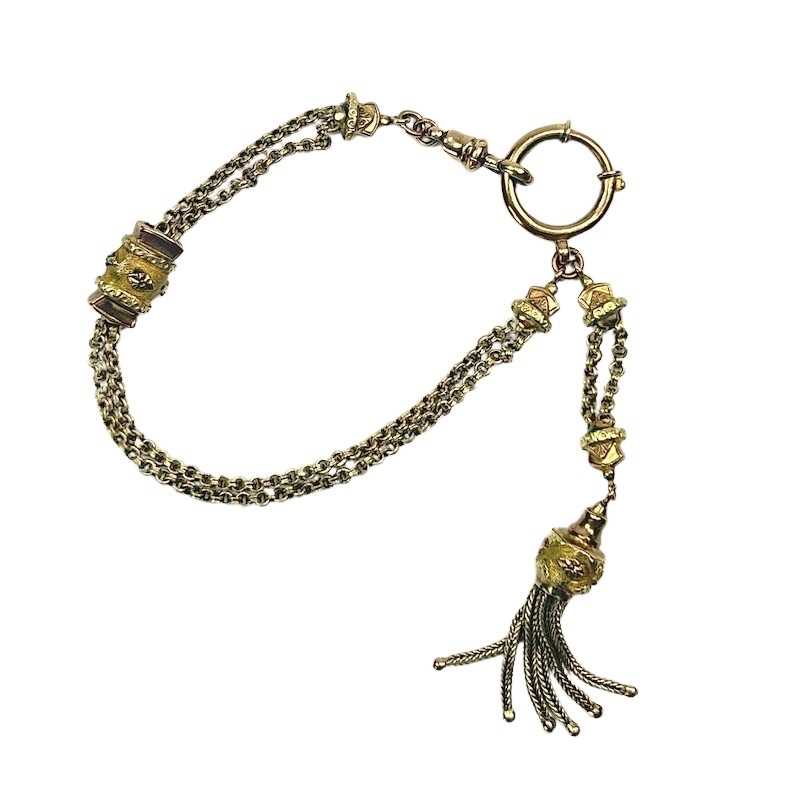 Lot 74 - Tasselled fob Style Bracelet.