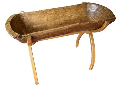 Lot 168 - 18th Century Single Piece Sycamore Dough Bin.