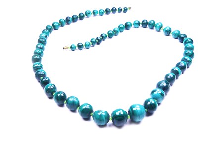 Lot 348 - Malachite Necklet.