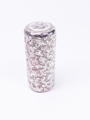 Lot 418 - Silver Perfume Bottle.