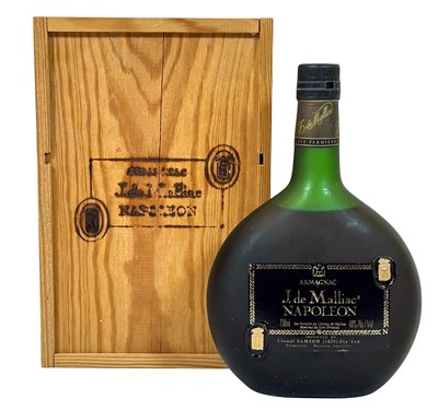 Lot 262 - J. de Malliac Napoleon Armagnac with Wooden Case.