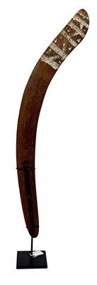 Lot 109 - Fluted Boomerang with Stand.