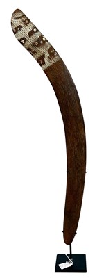 Lot 109 - Fluted Boomerang with Stand.