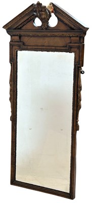 Lot 241 - Wooden Wall Mirror.