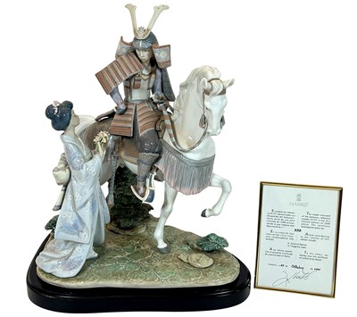 Lot 144 - Lladro "Farewell the Samurai" Figurine.