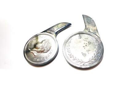 Lot 292 - Two Medallion Letter Openers.