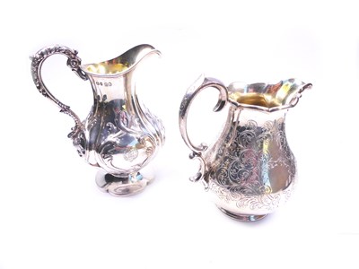 Lot 312 - Two fine Victorian Milk Jugs.