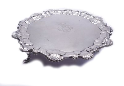 Lot 325 - Collection of Georgian Sterling Silver Salvers.