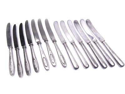 Lot 309 - A Collection of Silver Fruit Knives and Forks.