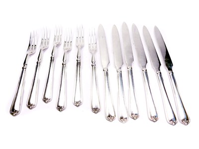 Lot 314 - A Set of Fruit Knives and Forks.