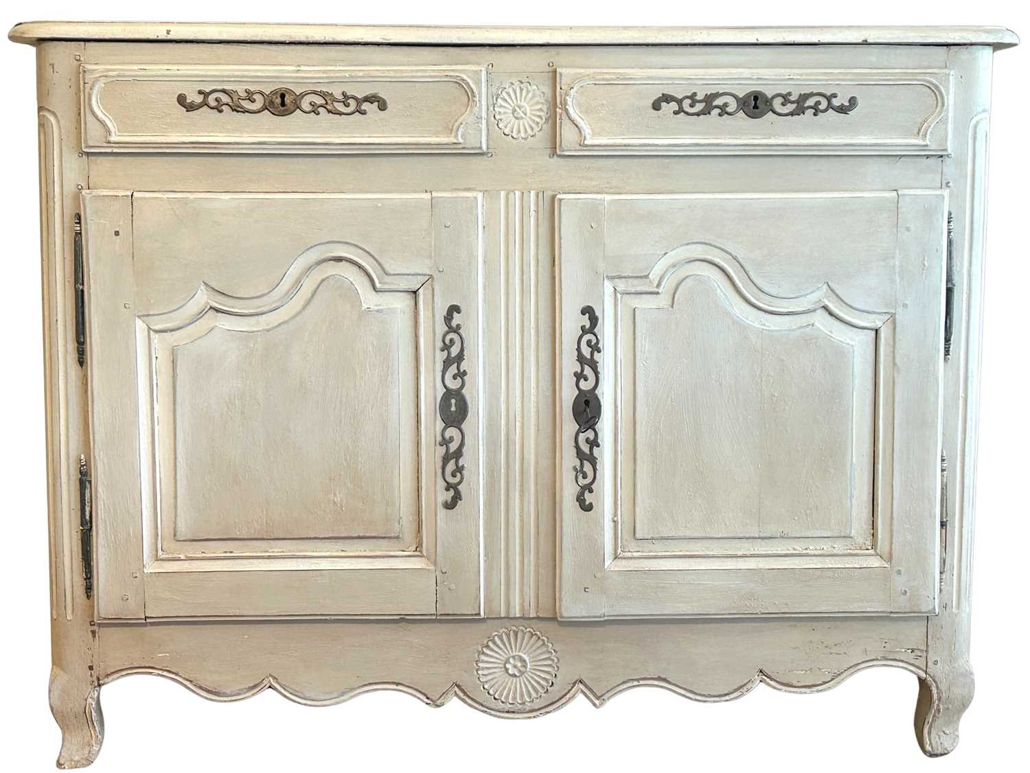 Lot 123 - Early 19th C. Painted Buffet.