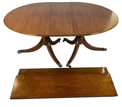 Lot 124 - Double Pedestal Dining Table.