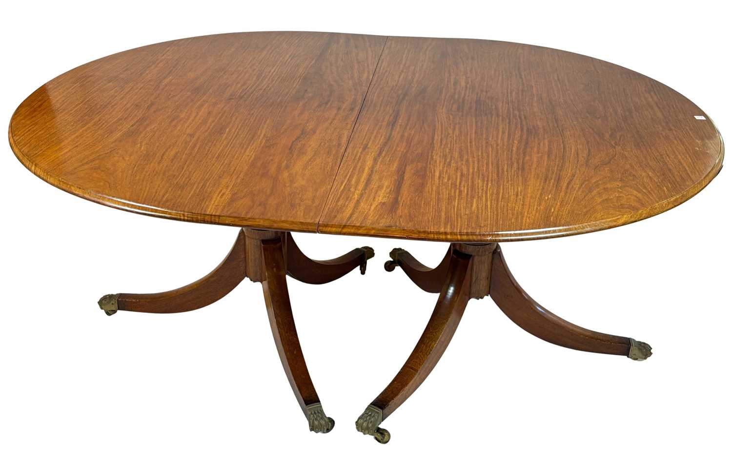 Lot 124 - Double Pedestal Dining Table.