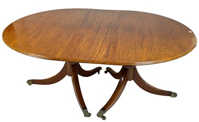 Lot 124 - Double Pedestal Dining Table.