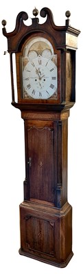Lot 194 - English Mid 19th Century Longcase Clock.