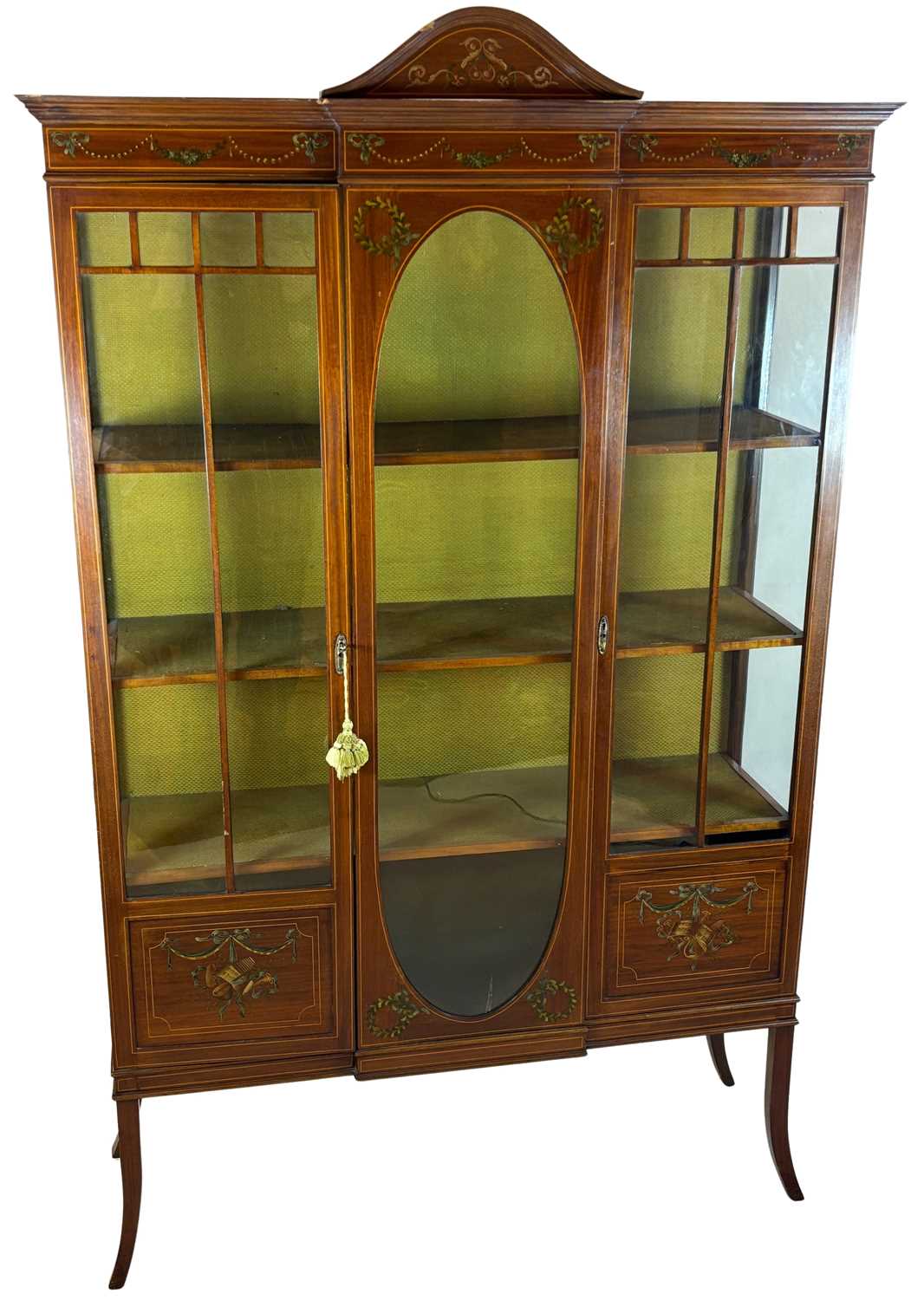Lot 173 - Sheraton Style Display Cabinet.