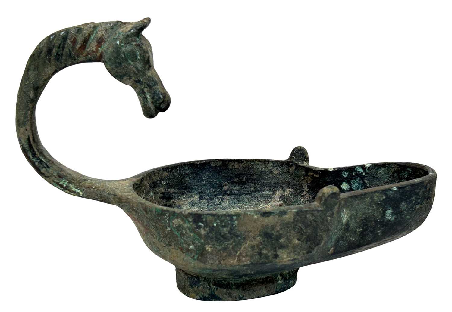 Lot 114 - Fine Roman Bronze Oil Lamp.