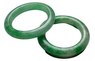 Lot 265 - Two Jadeite Baby Bangles.