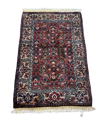 Lot 135 - Small Bidjar Persian Wool Rug.
