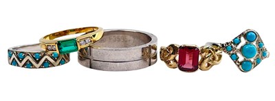 Lot 140 - A Selection of Five Rings.