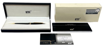 Lot 247 - Mont Blanc Meisterstuck Gold-Coated Ballpoint Pen.