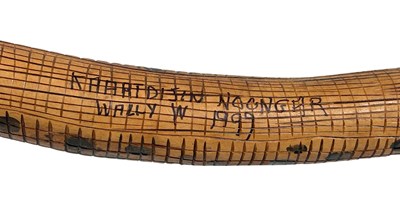 Lot 105 - Interesting Crocodile Themed Didgeridoo.