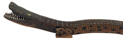 Lot 105 - Interesting Crocodile Themed Didgeridoo.